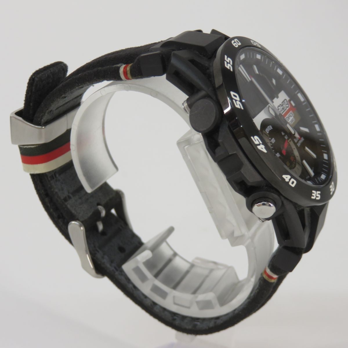 Casio Edifice ECB-40MU-1AJR Mugen Edition Alcantara Belt Quartz Watch #0001