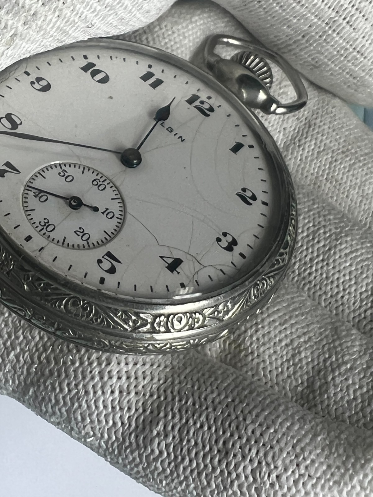 56. Elgin Y1926 pocket watch G 291model 7 Class 110 running