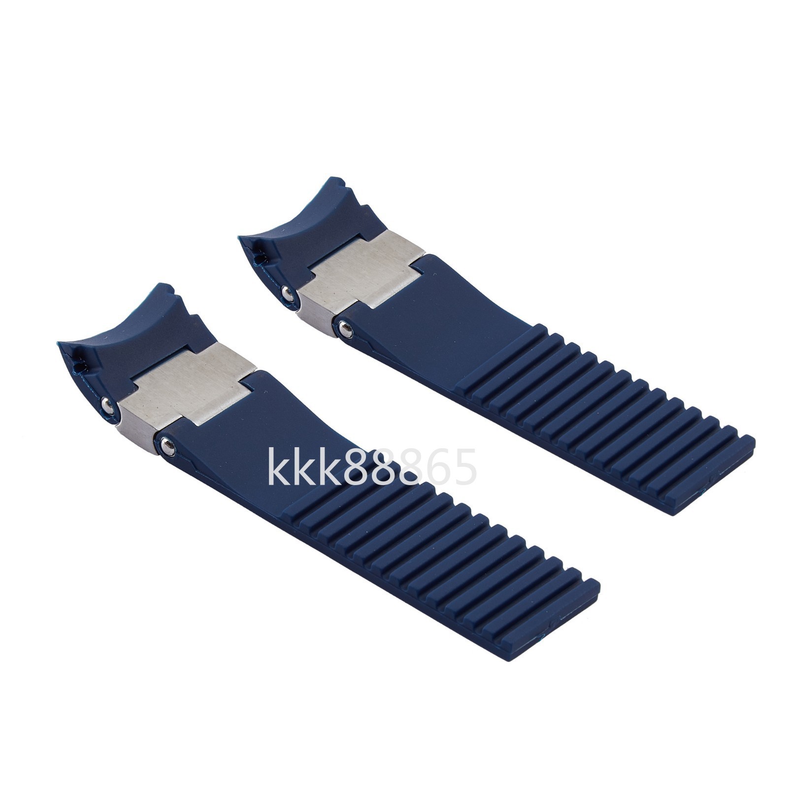 22mm Rubber Silicone Strap Fits Ulysse Nardin Maxi Marine / Diver Watch Band