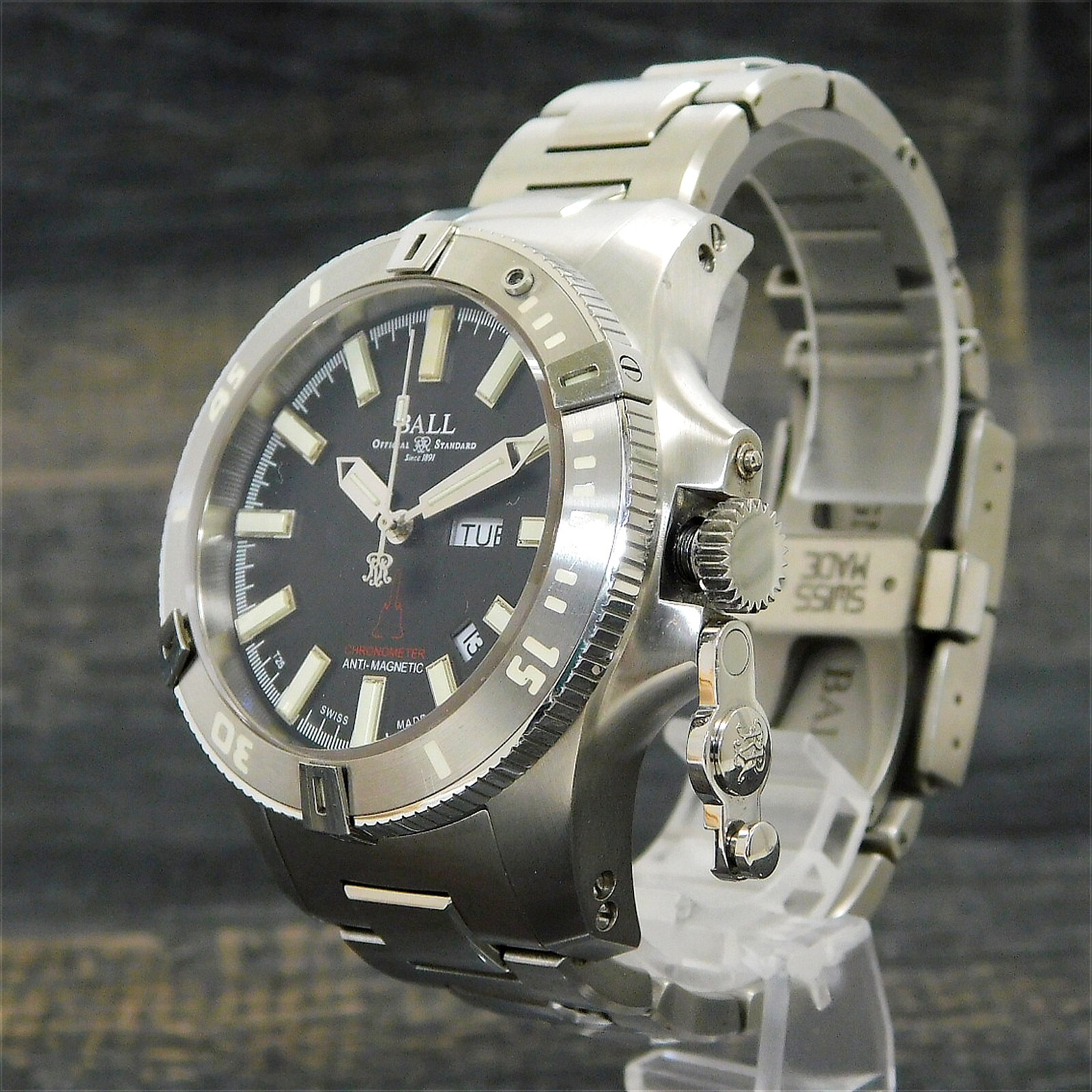 BALL Watch Engineer Hydrocarbon S. Steel DM2036A Auto Men’s Watch #W339 Rise-on