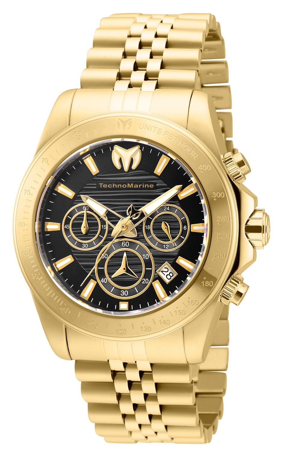 TechnoMarine Men’s TM-219023 Manta 42mm Quartz Chronograph Watch