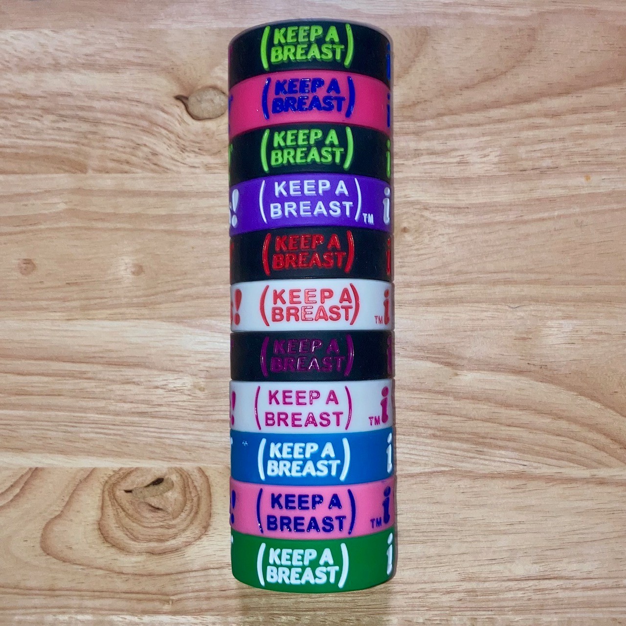 ❤️ I Heart Boobies ❤️ Bracelets – $5.50 Each – Breast Cancer – Choose Your Color