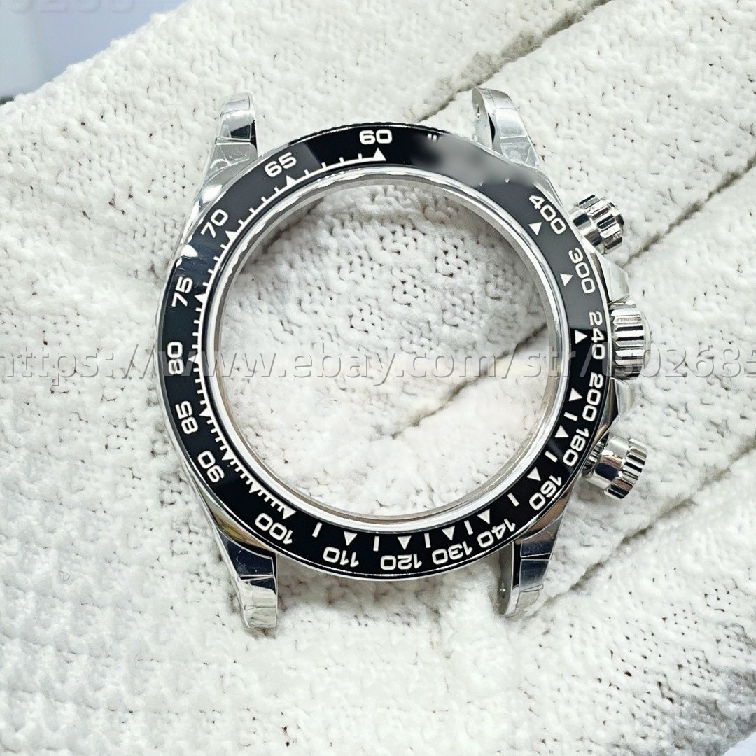 DIY 40mm Stainless Steel Watch Kit For 4131 7750 4130 Aftersales Accessories