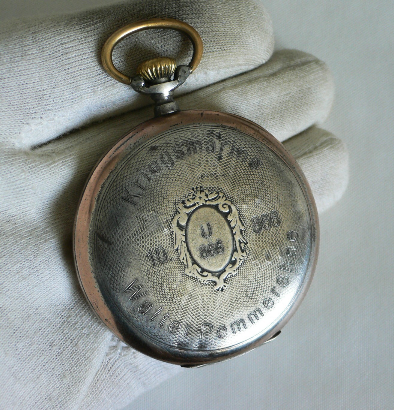 WATCH GERMAN WW2 U-Boat U-866 10.FL Kriegsmarine Navy Chopard L.U.C Pocket Watch