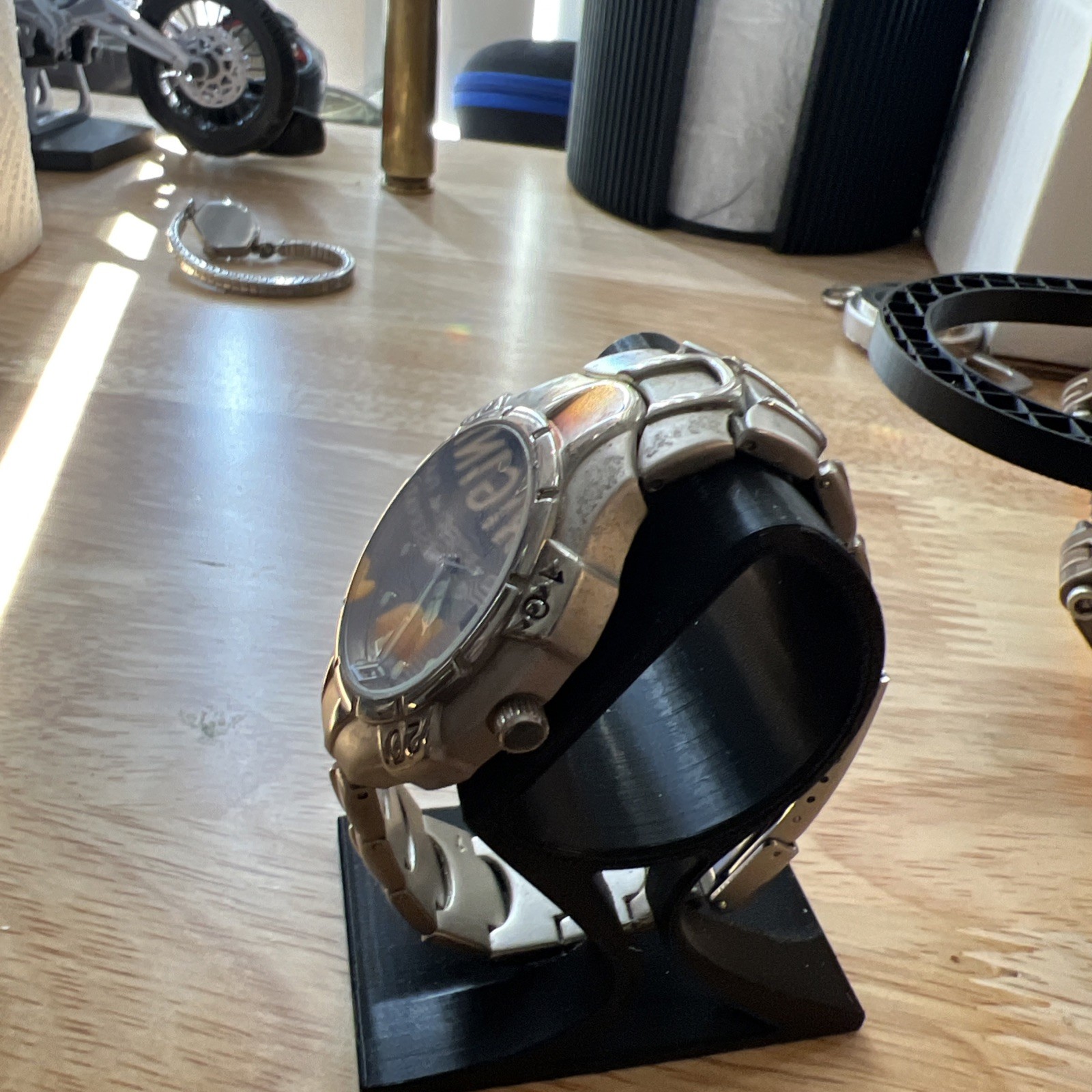 Men’s Stainless Steel Water Resistant Rockland Watch with Date Indicator
