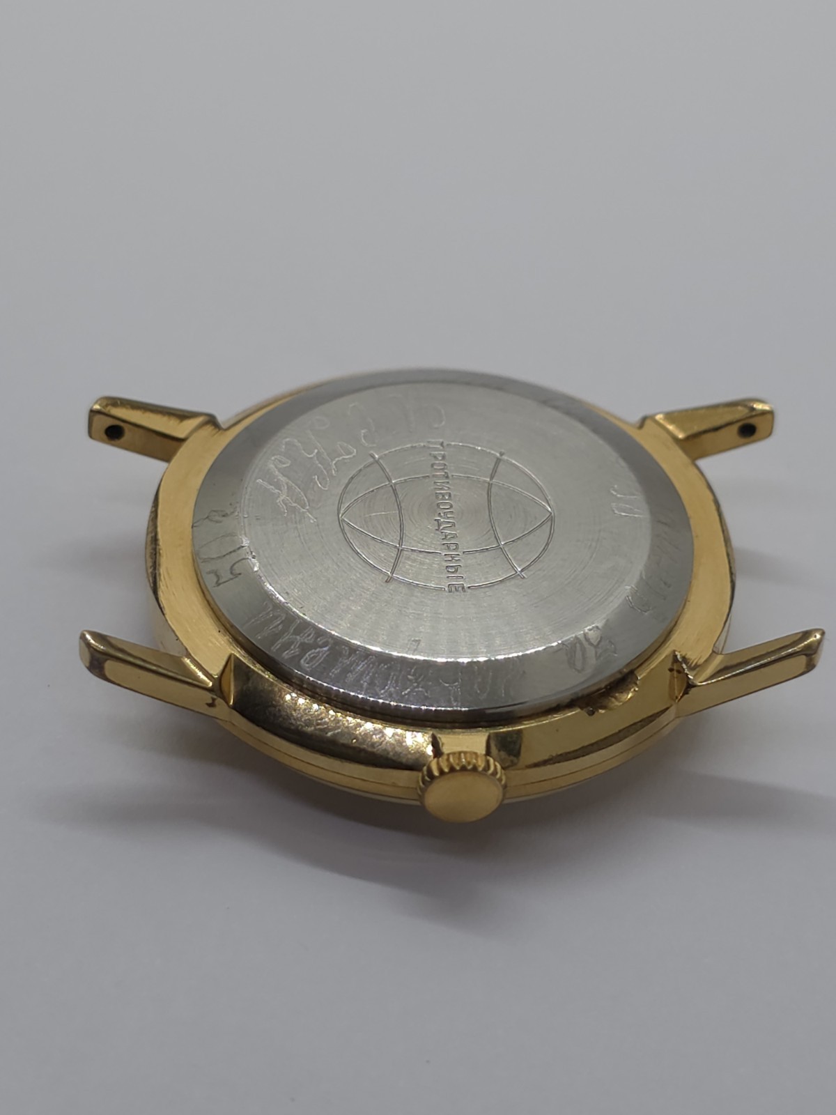 Vintage Raketa USSR Cal. 2601 Working Very Well Gold Plated AU10- Watch Good Loo