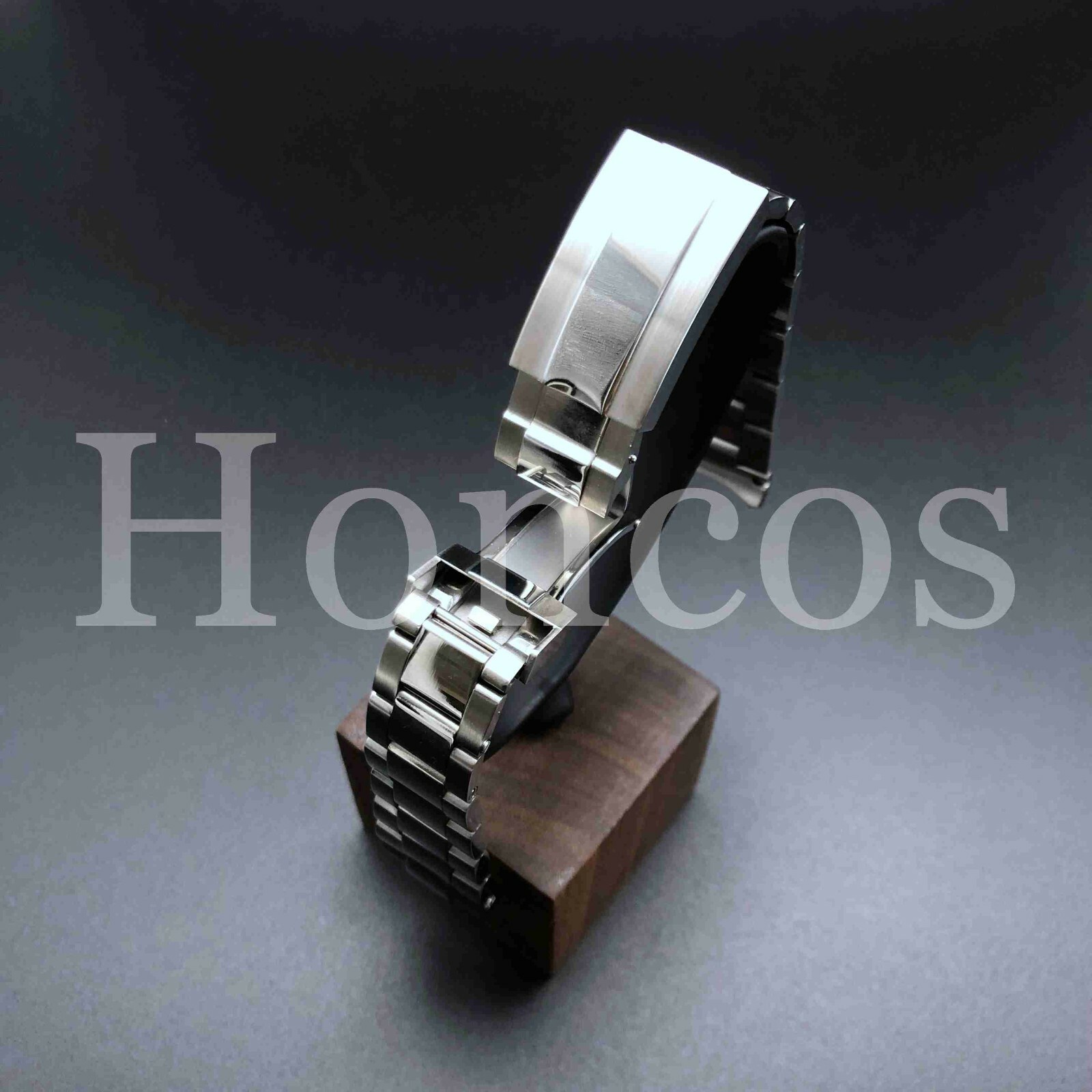 20MM SOLID OYSTER BAND BRACELET FITS FOR ROLEX GMT MASTER FLIP LOCK SHINY CENTR