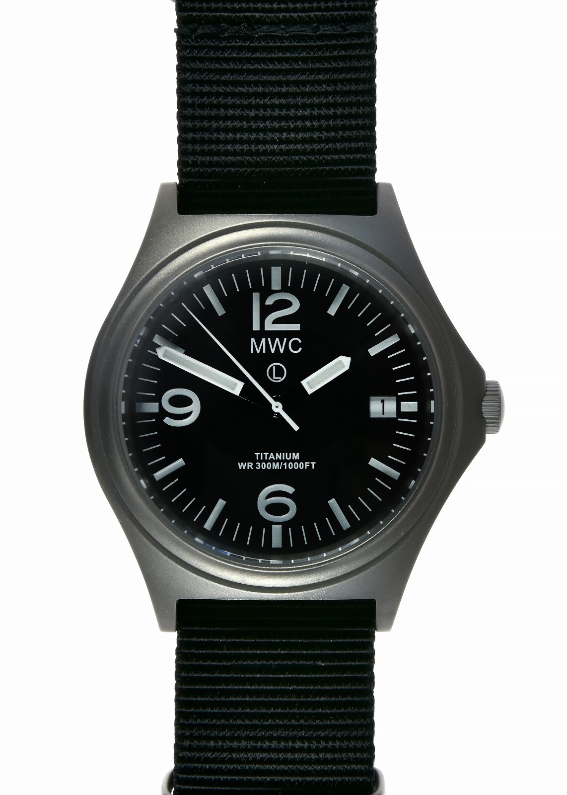 MWC Ltd Edition Titanium Military Watch, 300m Water Resistant & Sapphire Crystal