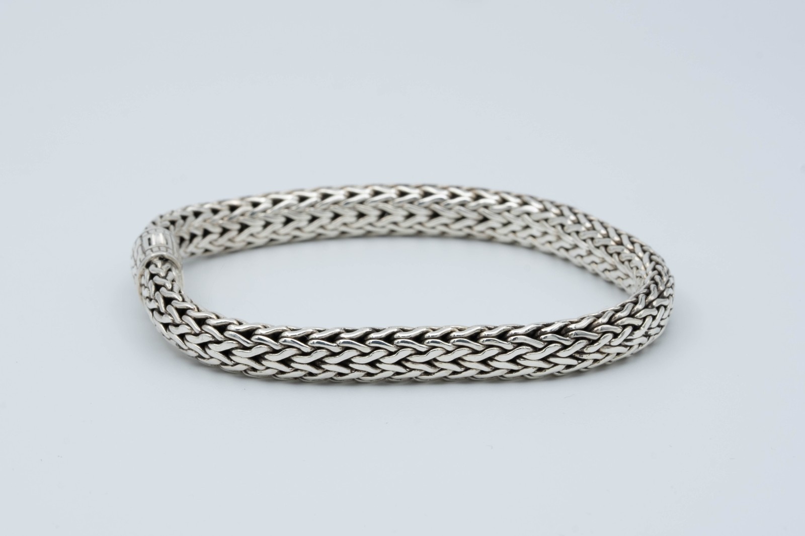 John Hardy Sterling Silver Classic Chain Icon Bracelet 7.5mm Size XL – 45.9g
