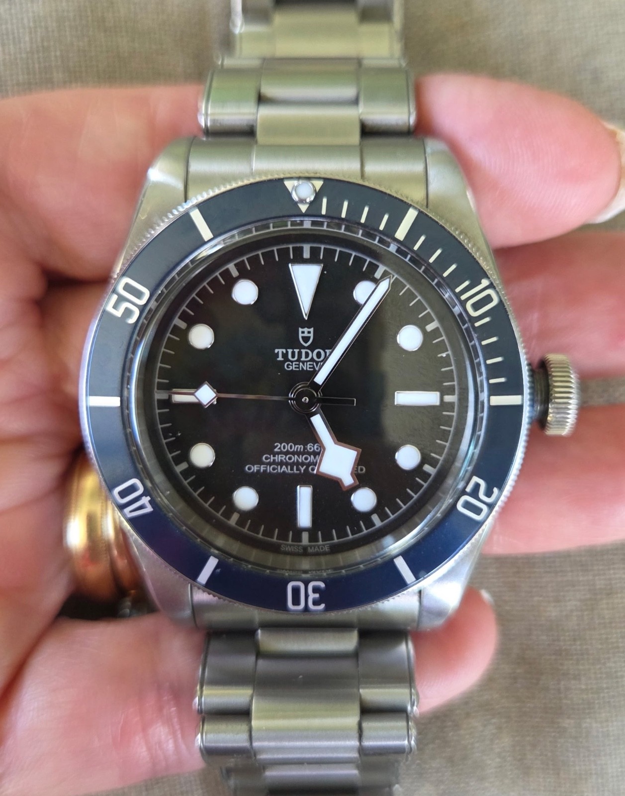 Tudor Heritage Black Bay Blue 41mm MT5602 COSC Full Set Box & Papers Orig. Owner