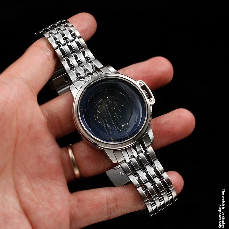 Rossini Medal Series Stainless Steel Watch Strap 21mm Mens Solid Metal Bracelet