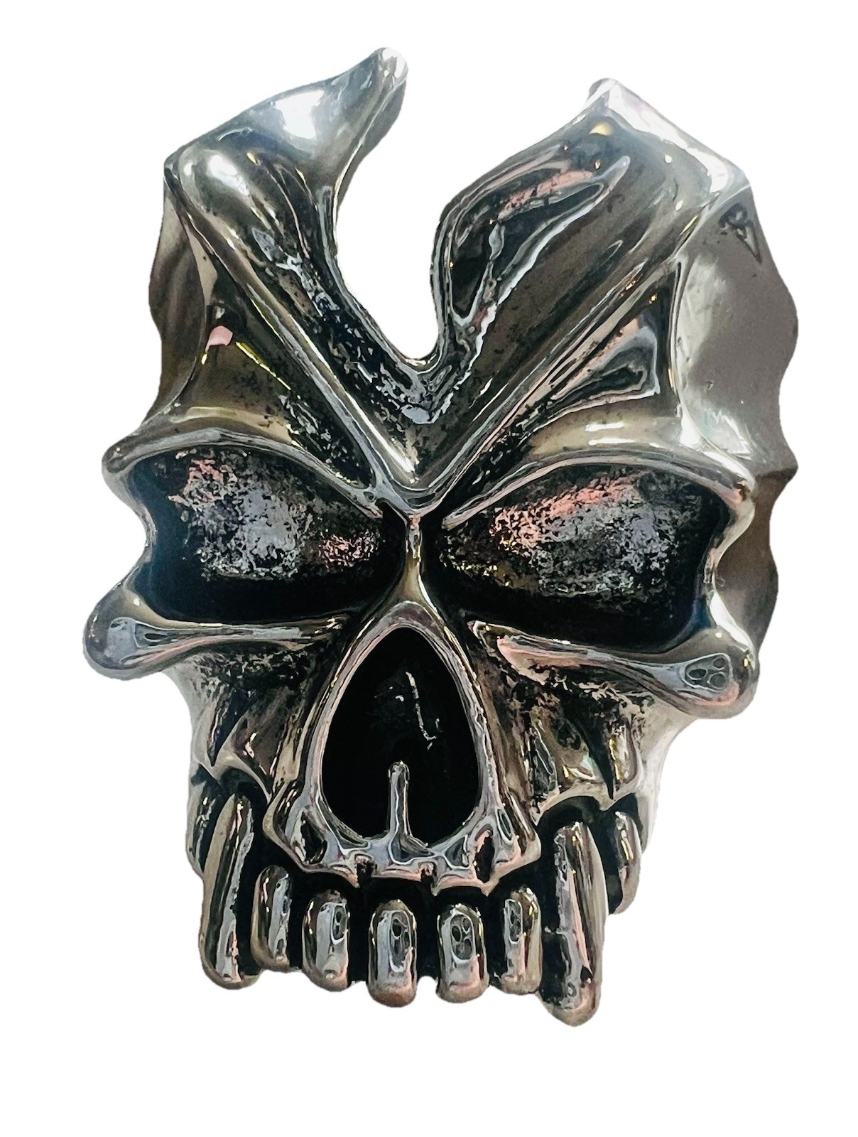 Kraken Octopus Squid Skull Captain Stainless Ring Detailed Gold Plate Hat Sz 14