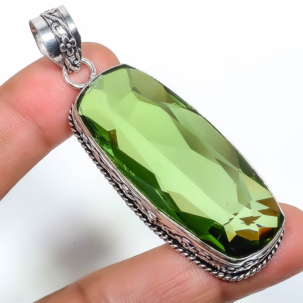 Gift For Her 925 Sterling Silver Amethyst Gemstone Jewelry Pendant