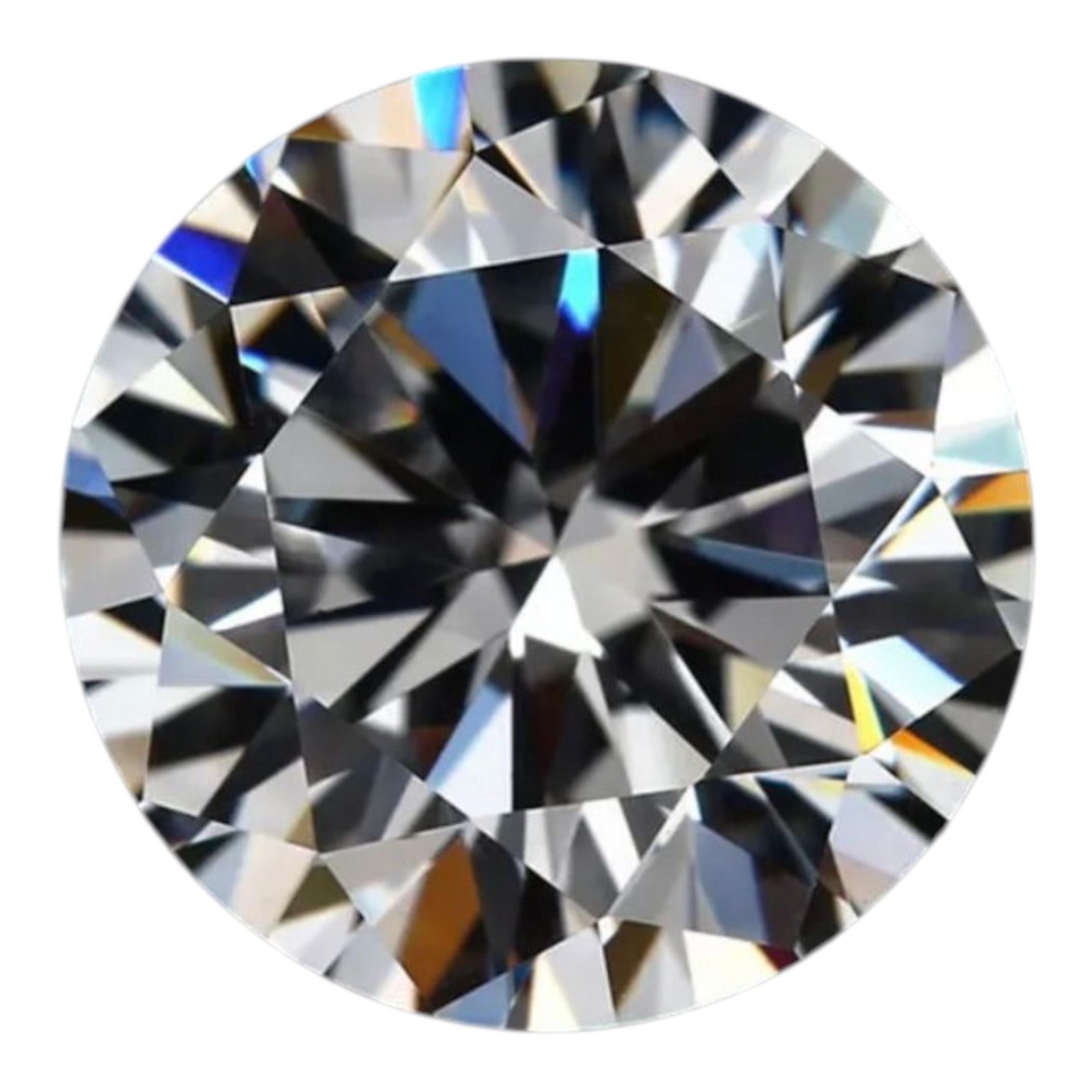 13.50X13.50 MM Round D Color VVS1 Clarity LAB GROWN CVD Diamond GIE CERTIFIED
