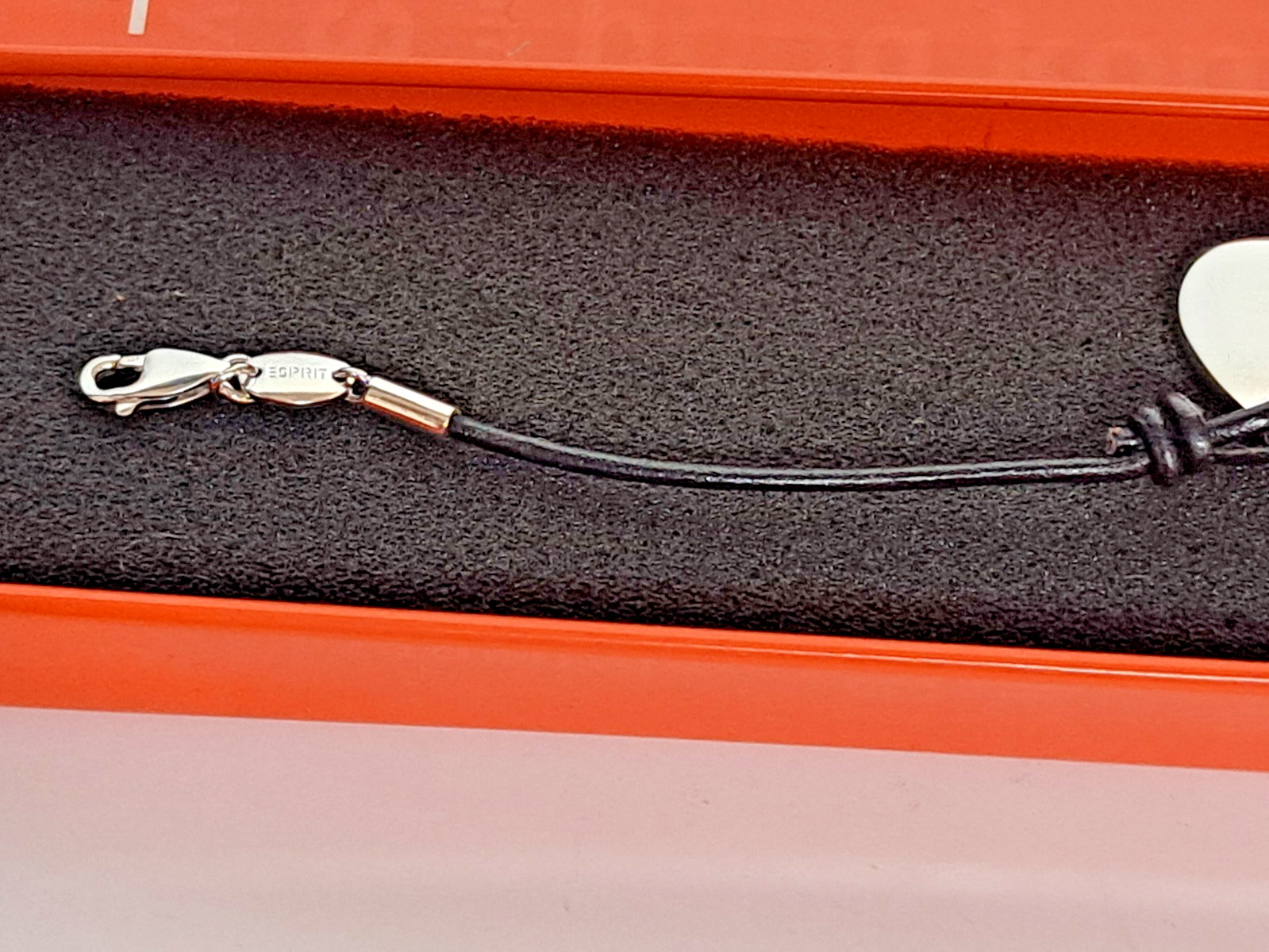 Esprit “Heart with Key” Bracelet Silver 925/Leather