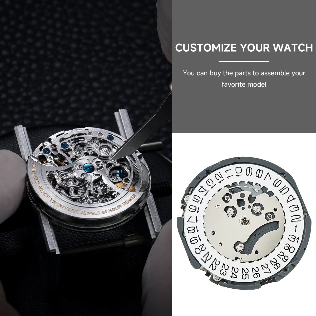 For VK63A Chronograph Quartz Movement with Battery VK63 VK61A VK67A Mechanism