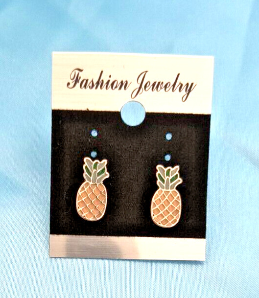 New Fashion Jewelry Girls Teens Post/Stud Earrings Pineapples Multicolor