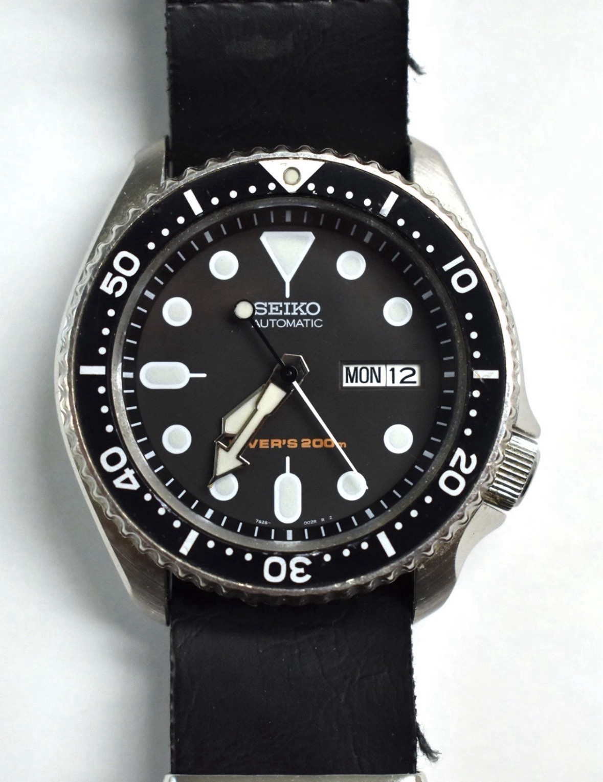 Seiko SKX007 7S26-0020 Automatic Diver 200M Jubilee Bracelet Runs Great
