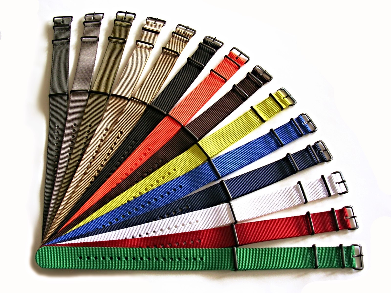 NATO ® X-treme PVD HD Ballistic Dense Weave nylon G10 Military watch band strap