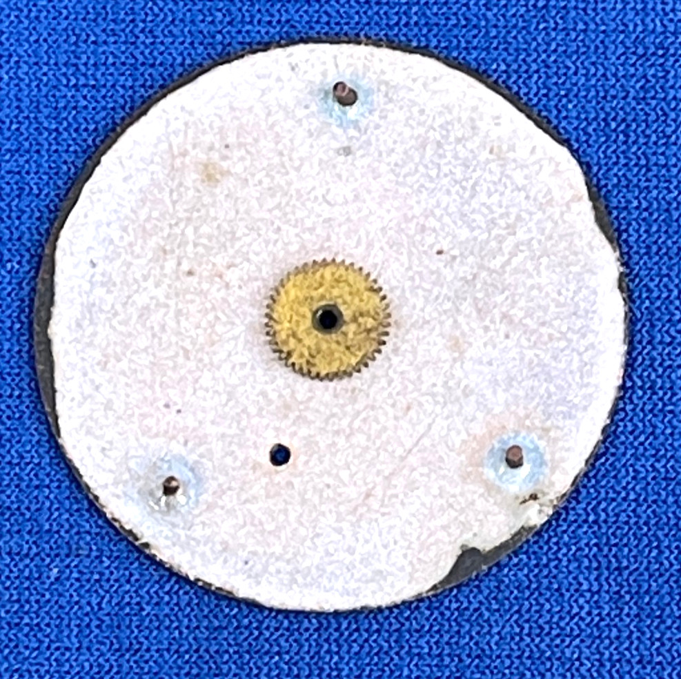 Excelsior Single Sunk Roman Numeral Pocket Watch Enamel Dial 37.4mm