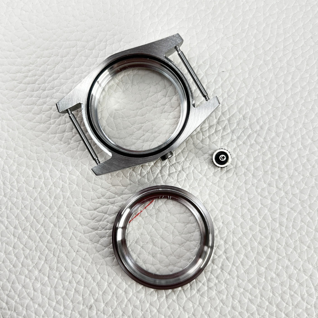 36mm Silver Explore Watch Case Stainless Steel Fit NH35 NH36 Movment 28.5mm Dial