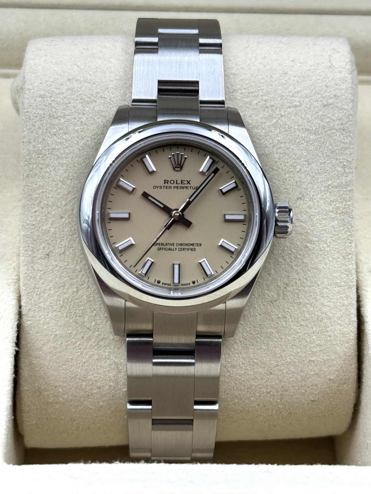 Rolex Oyster Perpetual 28mm Beige Dial 276200 Unworn 2025