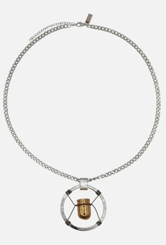 Cyberpunk 2077 V’S Bullet Necklace PRECIOUS METAL EDITION 24K Gold Plated Charm