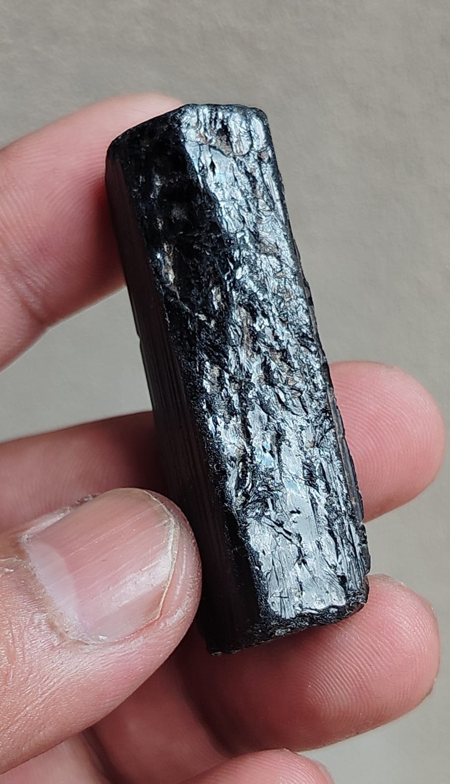 Natural Black Tourmaline Raw Cabochon, Loose Gemstone For Wire Wrapped Jewelry