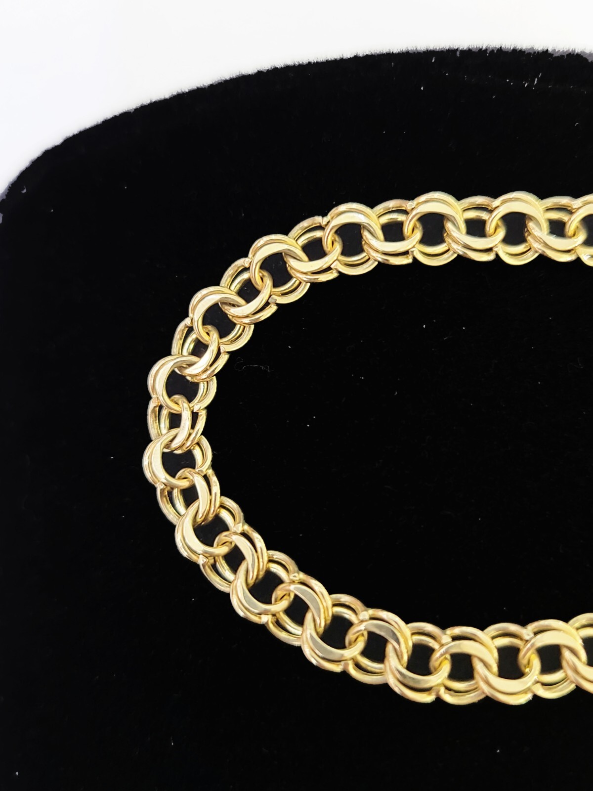 10k Yellow Gold Chino ID Bracelet Size 8″ 6mm Inches Box Lock Real 10kt