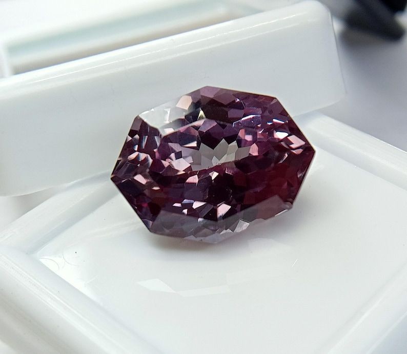 11.70ct Natural Brazilian Color Changing Alexandrite Fancy cut Loose Gemstone