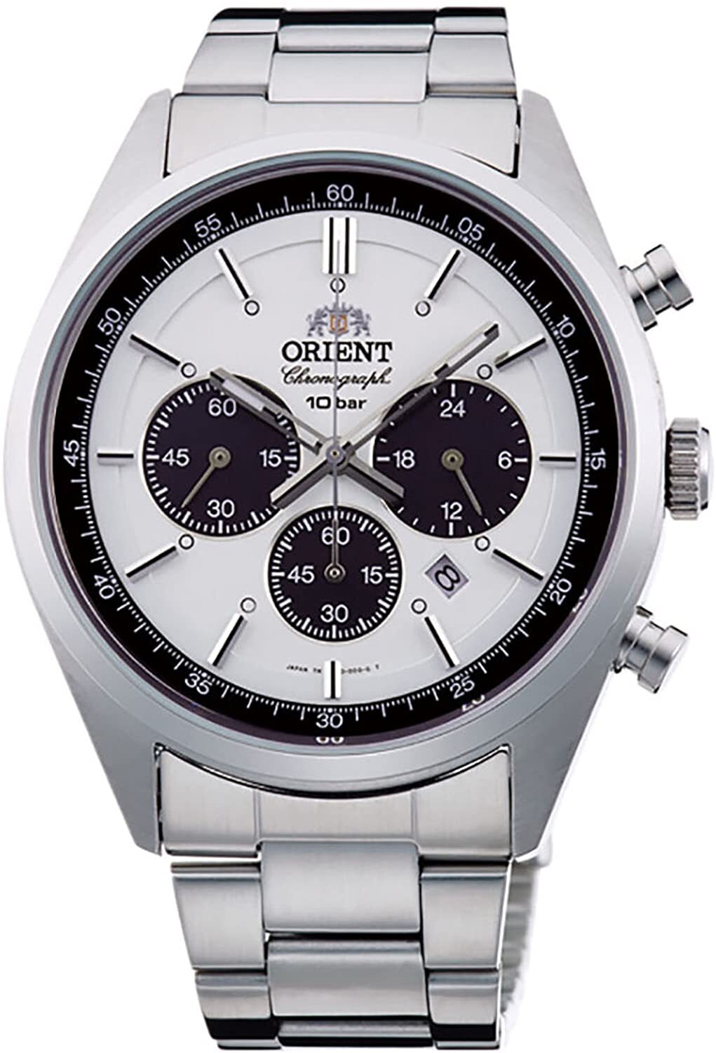 ORIENT NEO 70’s SOLAR PANDA WV0041TX Solar Chronograph Men Watch New