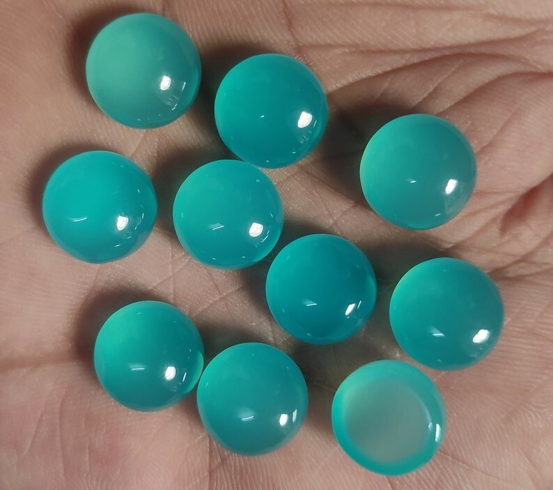 Natural Cabochon Paraiba Gemstone Loose Unique From India