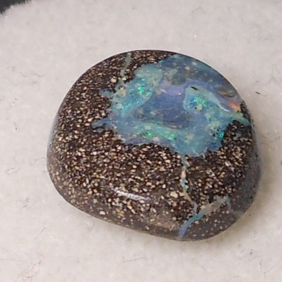 8.70ct Australian Boulder Opal 15.4 x 13.4 x 5mm
