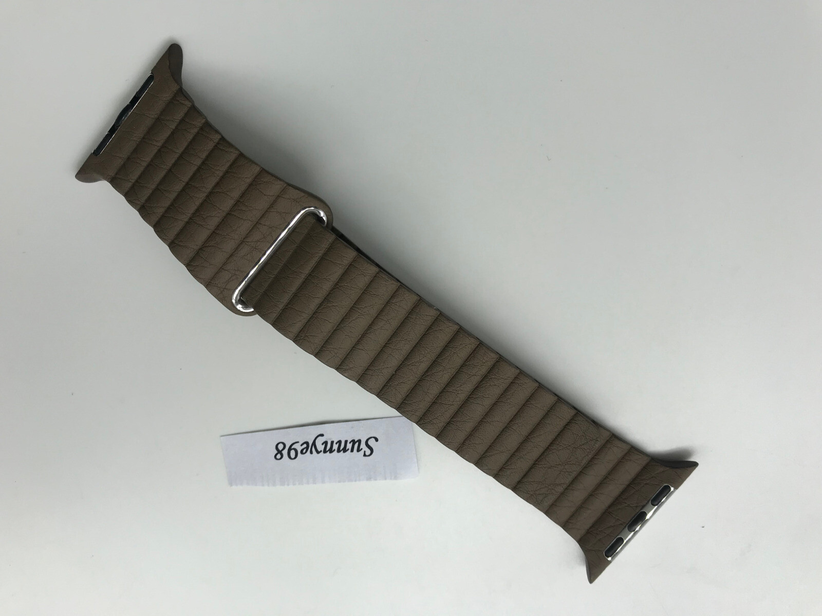 Original Apple Watch Leather Loop Band for Series 5 4 S4 44MM 42mm Medium Strap