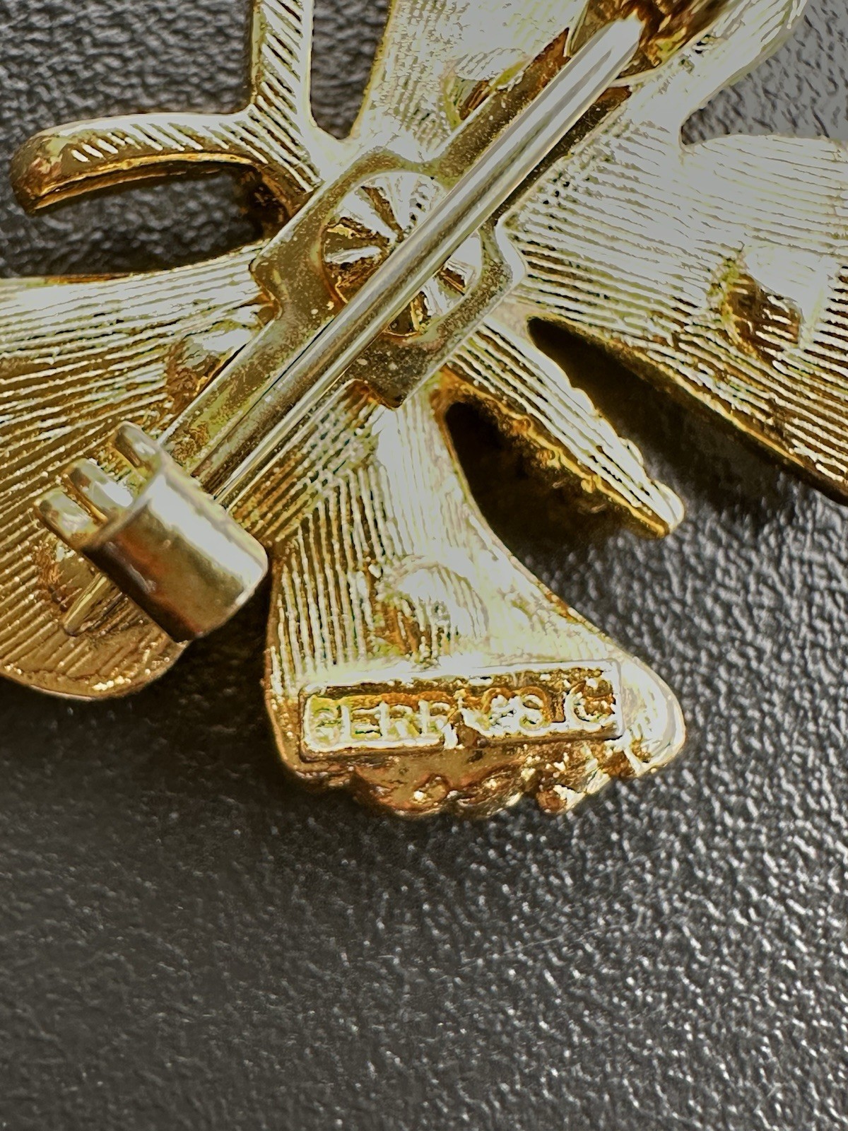 Vintage Gerry’s gold-tone butterfly brooch