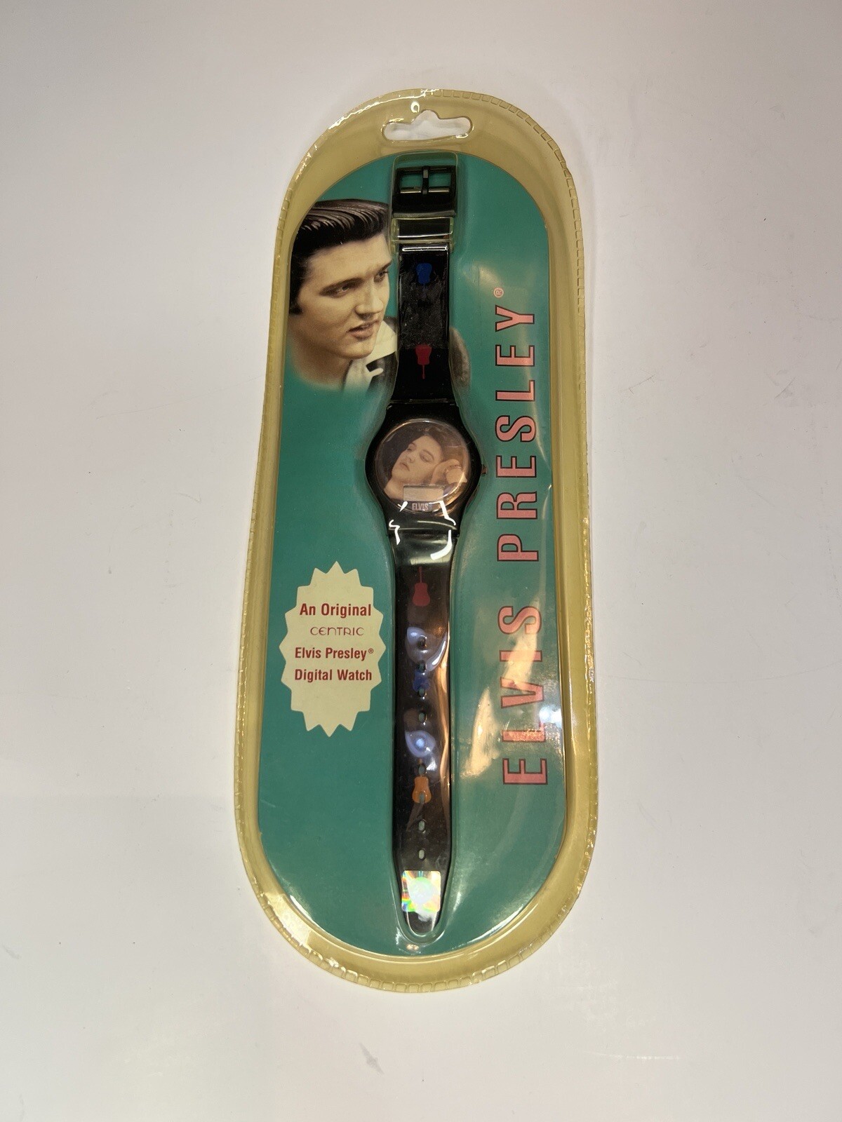 Elvis Presley Wristwatch Centric Digital Watch 2005 Splash Proof NOS