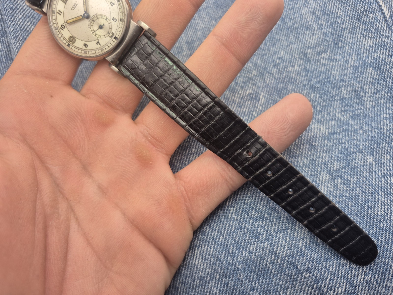 Search First Vintage 40s Tilting Handles Art Deco Vintage Watch