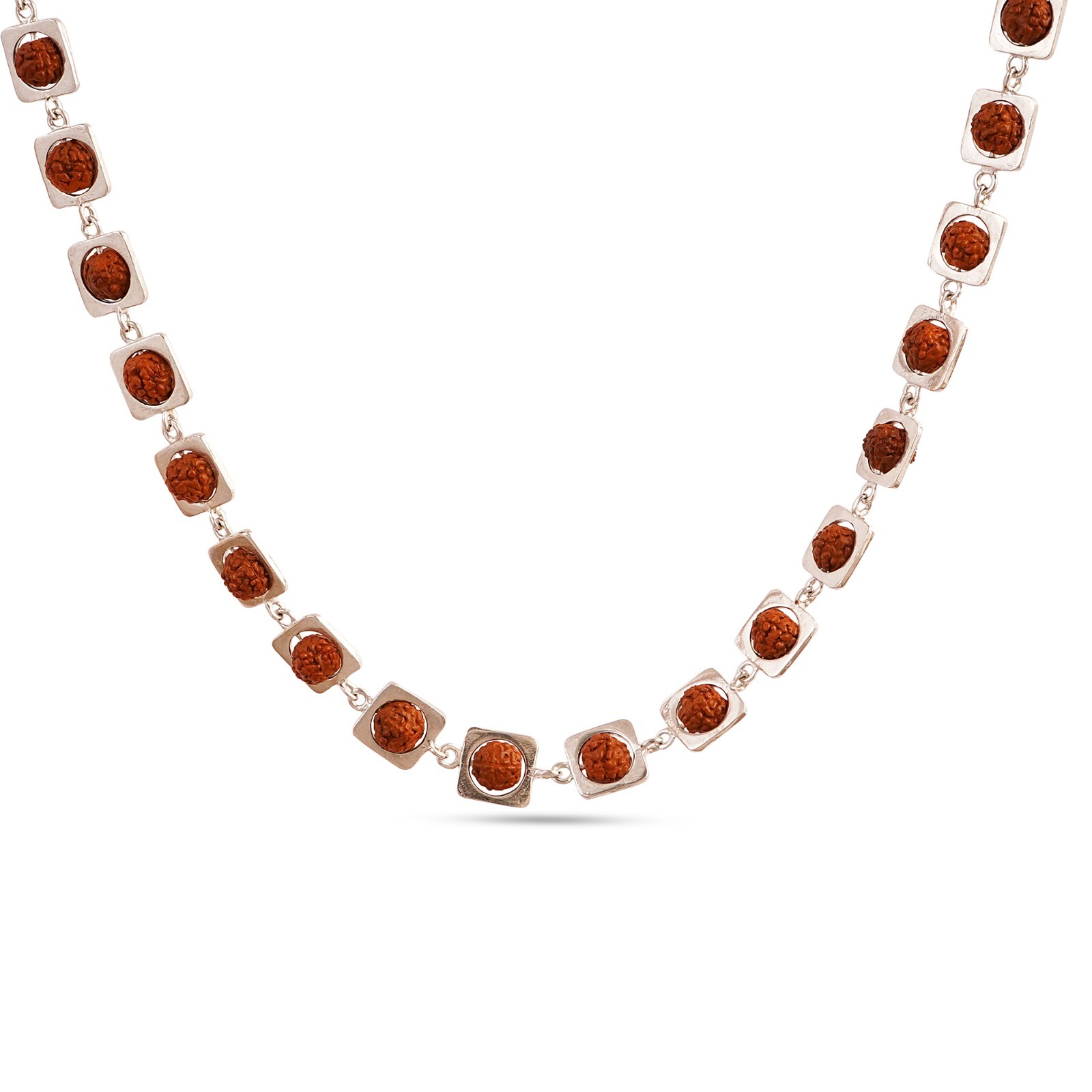 925 Solid Silver fancy Rudraksha Mala Used for Jaap or Wear Handmade Mala
