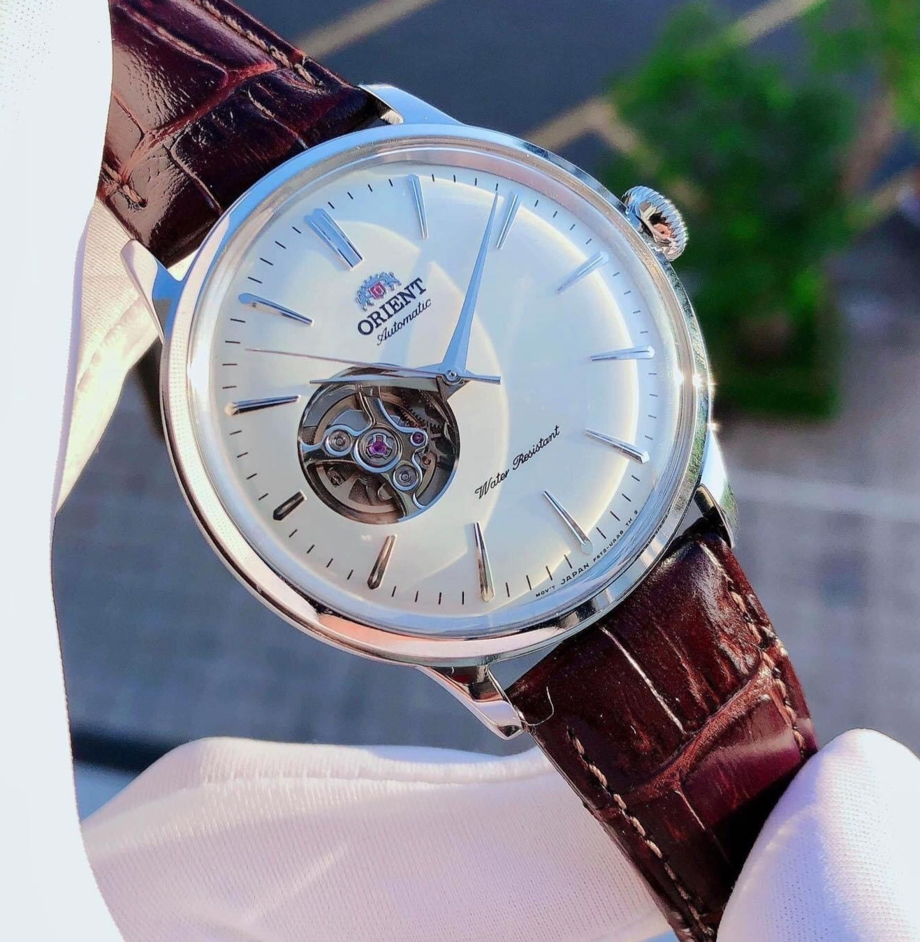 Orient Bambino Open Heart RA-AG0002S White Dial 40.5mm New Full Set Men’s Watch