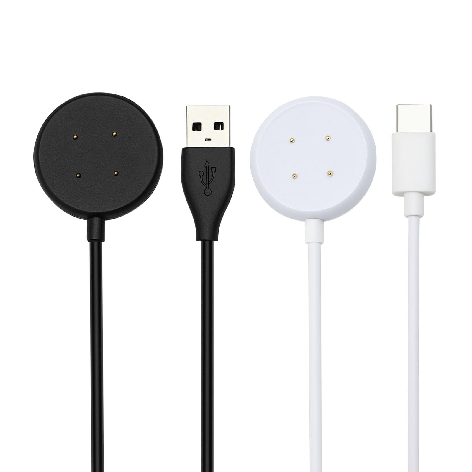 Charging Cable Adapter 3.3 feet 2 USB-A Type-C Ports for Pixel Watch 3, 2,