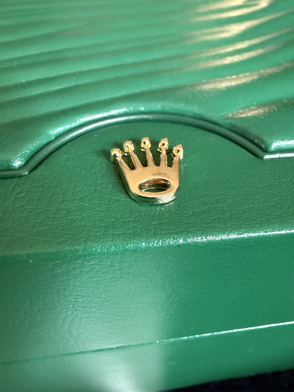 Rolex Green/Beige Leather Fabric Single Watch Presentation Box 39139.04-OYSTER M