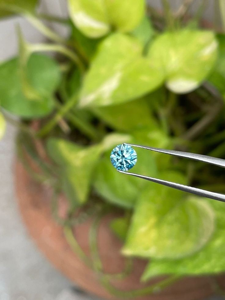 LAB GROWN 3CT BLUE DIAMOND ROUND CUT VVS1 CVD LOOSE CERTIFIED GEM