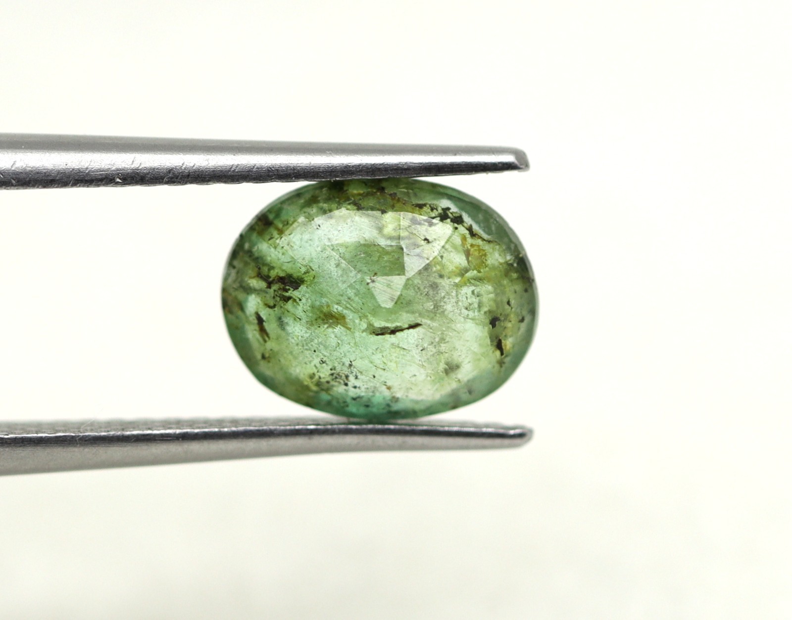 1.60 Ct Natural Green Emerald Untreated Oval Cut 9×7 mm Brazil Loose Gemstone
