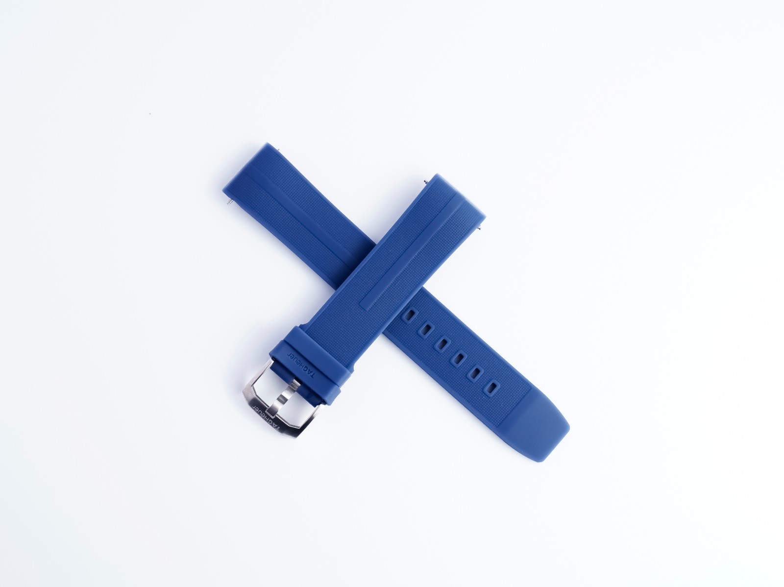 Genuine OEM Tag Heuer Formula 1 Red Bull Racing FT8052 Blue Rubber Strap 21.5mm