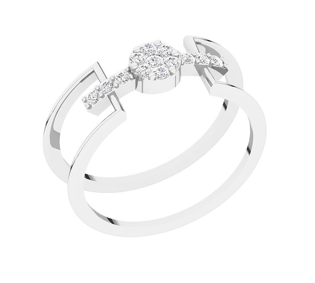 Engagement Wedding Ring I1 G 0.25 Carat 14K Yellow Gold Genuine Diamond 6.90 MM