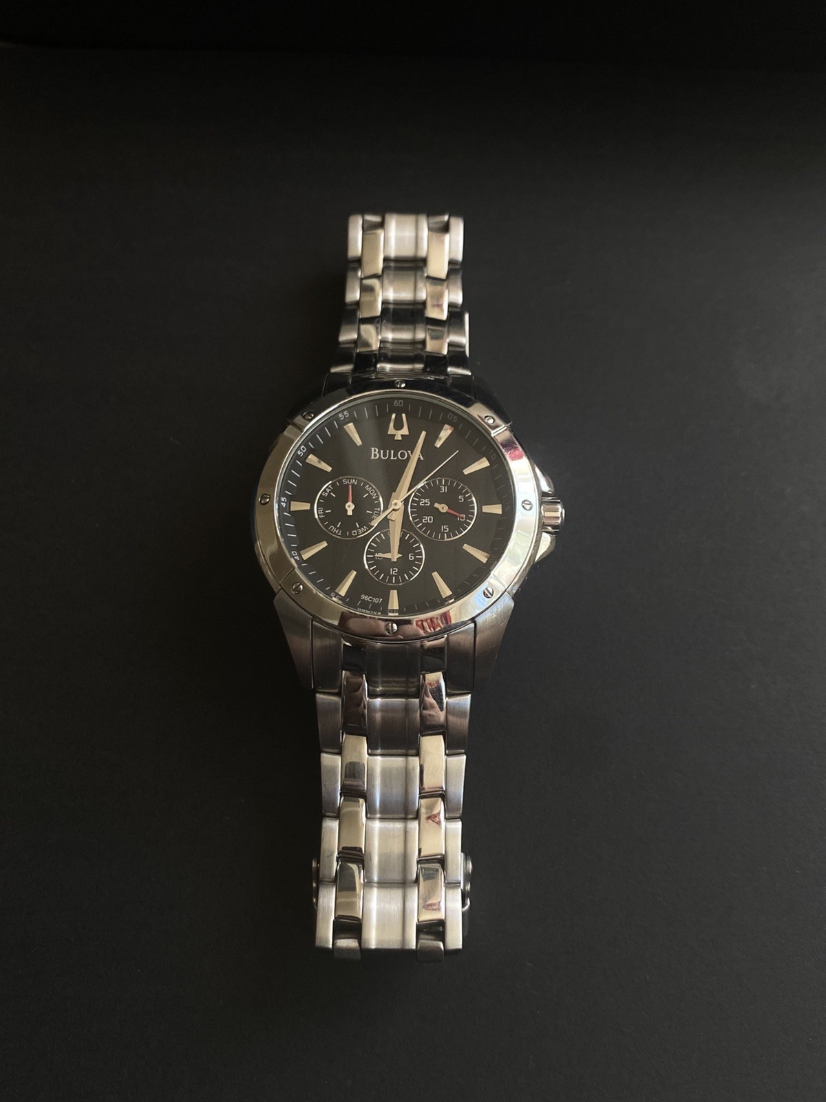 Bulova Classic Multifunction Men’s Watch 96C107 Stainless Steel
