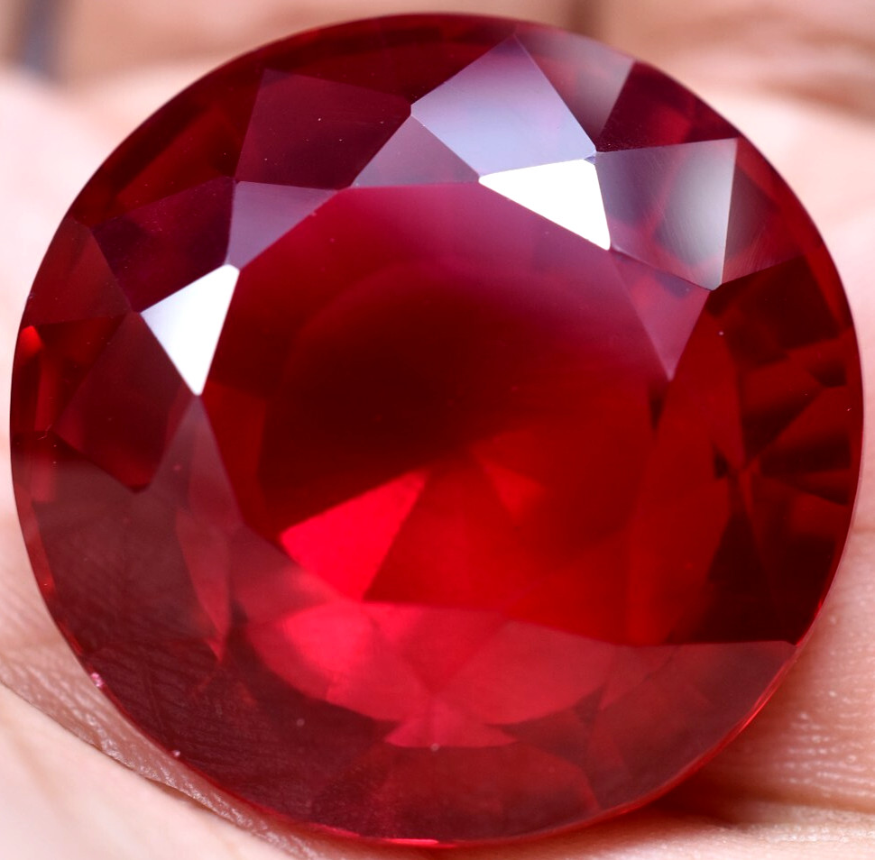 Natural 80.85 Ct Mogok Pink Huge Ruby Sparkling GGL Certified Loose Gemstone