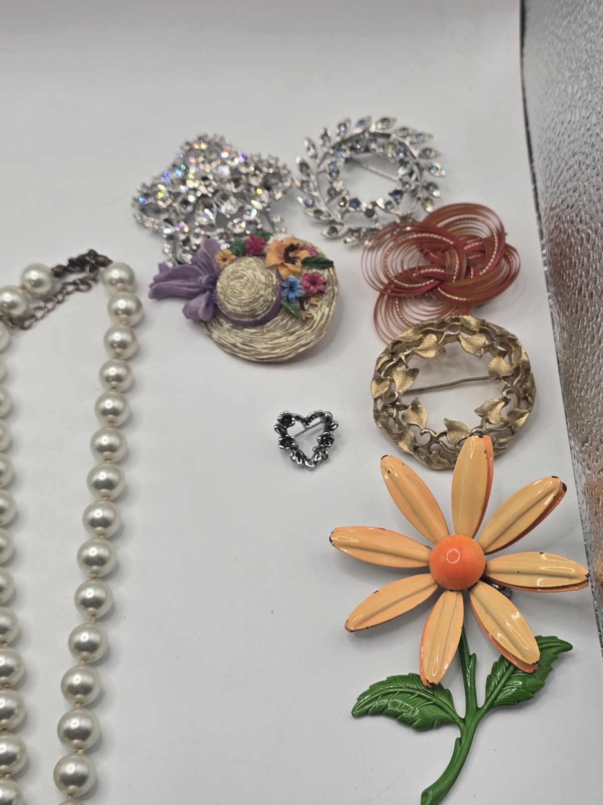 “Attic-Find Sparkle Stash — Vintage Florals, Pearls & Dainty Delights”
