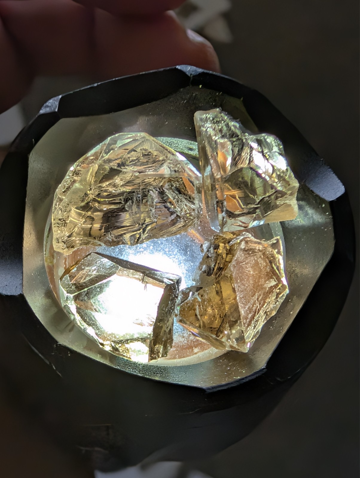 USA seller 25.81 ct IF Imperial Topaz facet rough gemstone specimen