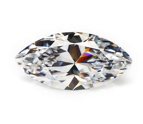 Cubic Zirconia Fine Cut Lab Created Marquise Loose Gemstone For Assorted Jewelry